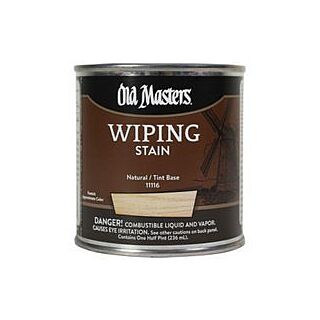 Old Masters Wiping Stain, Natural, 1/2 Pint