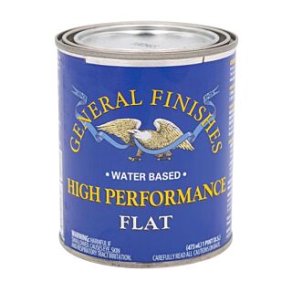 General Finishes®, Water-Based High Performance Clear Topcoat Flat, Pint