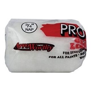 ArroWorthy® 4 in. x 3/4 in. Nap, Pro-Line Glossdel White Lintless Roller Cover