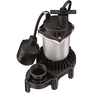 Flotec FPZS25T Sump Pump, 115 V, 3.9 A, 1-1/2 in Outlet, 3200 gph
