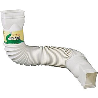 Amerimax Flex-A-Spout Downspout Extension, 22 in. - 55 in. Long Extended