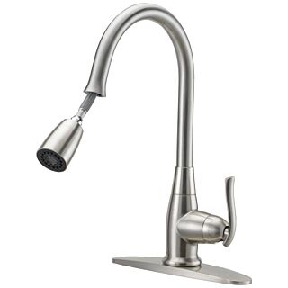 Boston Harbor Kitchen Faucet, 1.75 Gpm At 60 Psi, 1 Durable Metal Lever Handle, 8-1/8 In H Spout, 39692 In