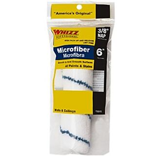 Whizz® 6 in. x 3/8 in. Nap, Microfiber Jumbo Mini Blue Stripe  Roller Cover