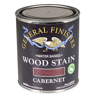 General Finishes®, Water-Based Wood Stain, Cabernet, Quart