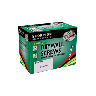 Scorpion #6 x 3 Phillips Bugle Head Interior Drywall Screw  2000 Count