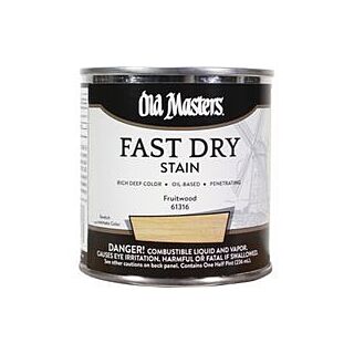 Old Masters Fast Dry Stain, Fruitwood, 1/2 Pint