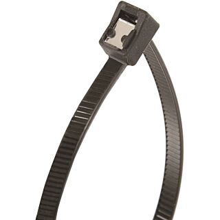 GB 46-308UVBSC Double Lock, Self-Cutting Cable Tie, 6/6 Nylon, Black