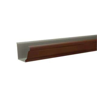 Amerimax 5 in. K-Style Aluminum Gutter - 16 ft. Section, Brown
