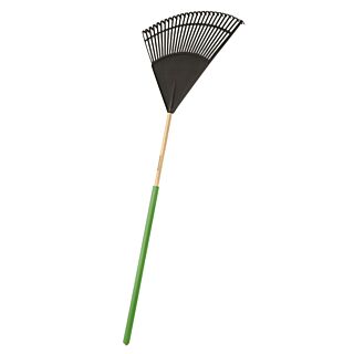 Landscapers Select Lawn/Leaf Rake, Poly Tine, Wood Handle