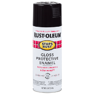 Rustoleum Stops Rust Gloss Black Protective Enamel Spray