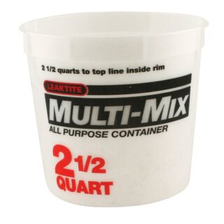 LEAKTITE 2 1/2 Quart Multi-Mix Container