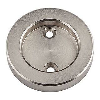 National Hardware N187-048 Door Cup Pull, Steel, Satin Nickel