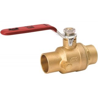 Southland 107-553NL Ball Valve, 1/2 in Compression, Brass, Chrome
