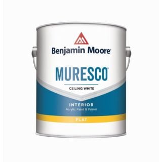Benjamin Moore Muresco White Ceiling Paint, Flat
