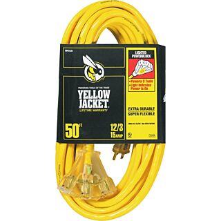 Yellow Jacket Heavy Duty  Extension Cord 14/3 50 ft.