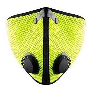 RZ Mesh Mask, Fluorescent Green, Adult Large
