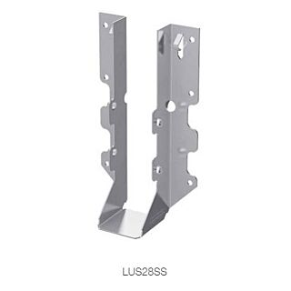Simpson Strong-Tie LUS Light-Capacity U-Shaped Hanger for Double 2 x 8, Stainless Steel