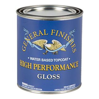 General Finishes®, Water-Based High Performance Polyurethane, Gloss, Quart
