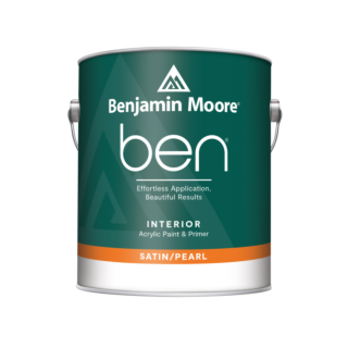 Benjamin Moore Ben Interior Paint, Satin