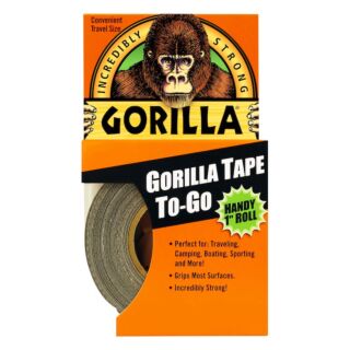 Gorilla Tape To-Go, Black, 1 in. x 30 ft.