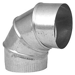 Imperial GV0294-C Stove Pipe Elbow, 6 in, Steel