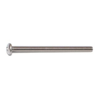 MIDWEST #8-32 x 2-1/2 in. 18-8 Stainless Steel Coarse Thread Phillips Pan Head Machine Screws, 35 Count