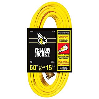 Yellow Jacket Extension Cord, 12/3 50 ft.