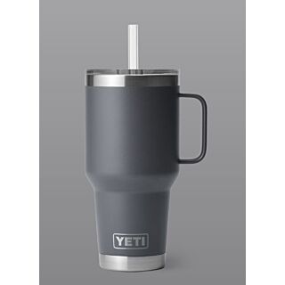 YETI Rambler® 35 oz. Mug with Straw Lid, Charcoal