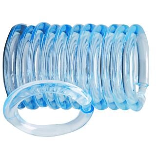 Simple Spaces SD-ORING-C3L Shower Curtain Ring, Plastic