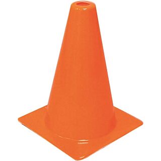 HY-KO SC-12 Traffic Safety Cone, 12 in H Cone, Vinyl Cone, Fluorescent Orange Cone