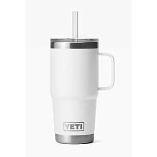 YETI Rambler® 25 oz. Mug with Straw Lid, White
