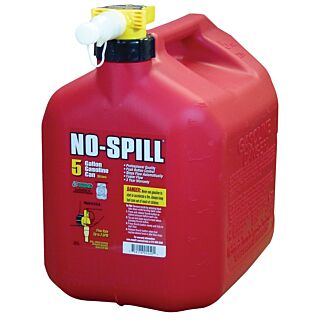 5 Gallon Red No-Spill Gasoline Can