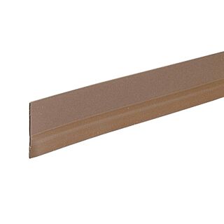 Randall Adhesive Backed Plastic Sweep for Gaps Up To 1 in., 3 ft., Brown