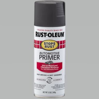Rust-Oleum® Stops Rust®, Automotive Primer, Dark Gray, Flat, Oil-Based, Spray Paint, 12 oz.
