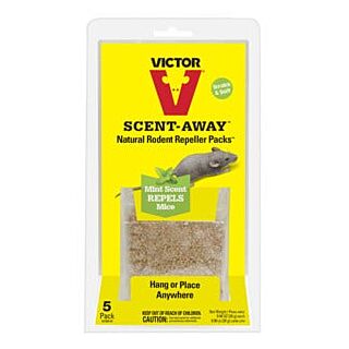 Victor Scent-Away M805 Disposable Rodent Repeller, Mice, Rat, 5 Pack