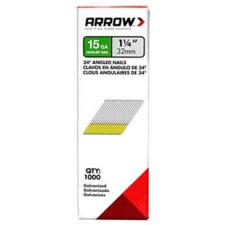 Arrow Fastener 15G32-1k Arrow 1¼ in. Angle Nail, 1000-Pack
