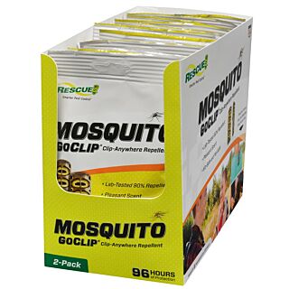 RESCUE Mosquito GoClip, Peppermint 2 Pack