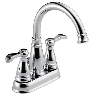DELTA Porter 25984LF-ECO Bathroom Faucet, 2-Faucet Handle, 7 in H Spout, Brass, Chrome