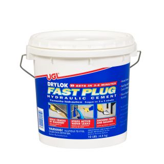UGL Drylock Fast Plug Hydraulic Cement, 10 lb.