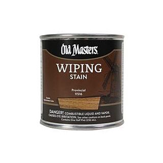 Old Masters Wiping Stain, Provincial, 1/2 Pint