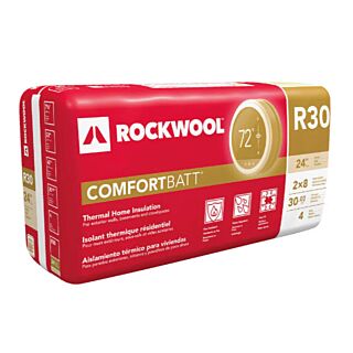 ROCKWOOL Comfortbatt® Thermal Home Insulation (R-30), 7-1/4 in. x 15-1/4 in. x 47 in. (29.9 sq. ft.)