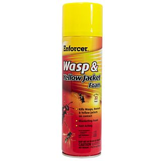 Enforcer Wasp and Yellow Jacket Foam, Spray Application, 16 oz. Aerosol Can