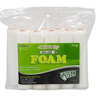 ArroWorthy® 6-1/2 in. x 3/8 in. Nap, Foam Roller Cover, 10 Pack