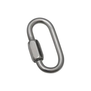 National Hardware 3167BC Series N262-485 Quick Link, 1150 lb Weight Capacity, 3/16 in, Stainless Steel