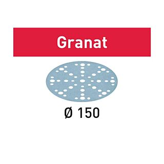 Festool Granat Abrasives STF D150/48, 6 in. (150 mm.), P1000 Grit, 50 Pack