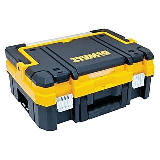 DeWALT TSTAK I DWST17808 Tool Box, 66 lb, Plastic, Black/Yellow, 4 -Compartment