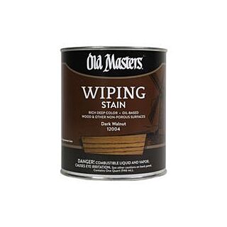 Old Masters Wiping Stain, Dark Walnut, Quart