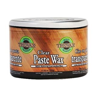 Trewax Paste Wax, Clear, 12.35 oz