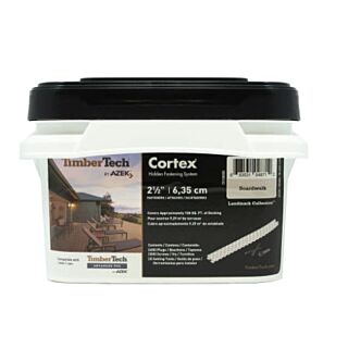 TimberTech® Cortex® for Advanced PVC, Screws with Collated Plugs, Boardwalk, 100 sq. ft.