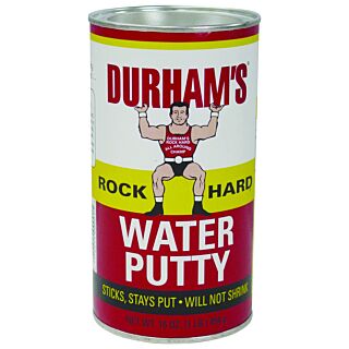 DURHAM'S Rock Hard 1 Water Putty, Cream, 1 lb Can